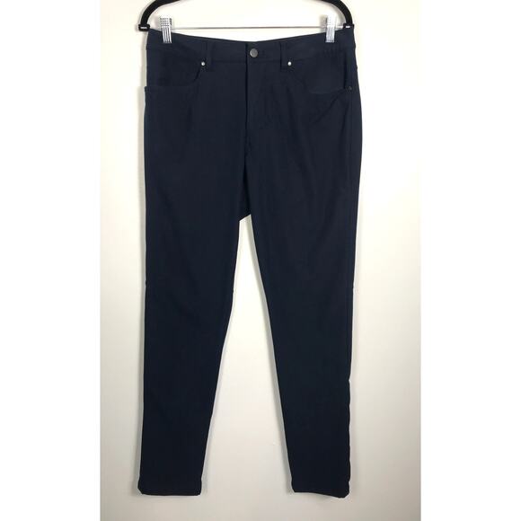 Lululemon Men's Navy Blue Pants Slim Fit Warpstreme Everyday Capsule Versatile - Picture 2 of 9